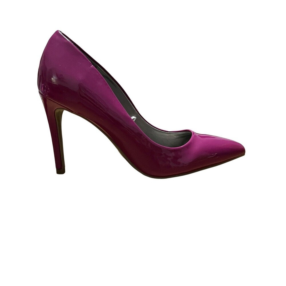 Worthington Pink Patent Leather Pointed Toe 4" Heel Pumps Women's Size 8